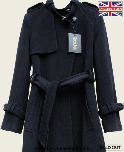 VENTURA - Tailored Stylish Collarless Trench Coat